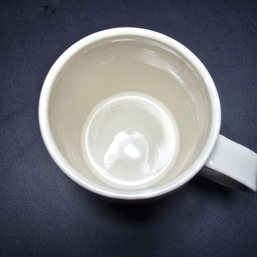 Anthropologie Starla E Halfmann Monogram Letter C Petal Palette Coffee Mug Cup - Picture 6 of 6